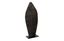 Phillips Collection Carved Leaf on Stand Burnt SM Accent