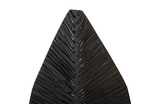 Phillips Collection Carved Leaf on Stand Burnt SM Accent