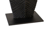 Phillips Collection Carved Leaf on Stand Burnt SM Accent