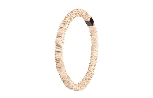 Phillips Collection Stacked Wall Ring Bleached LG Accent