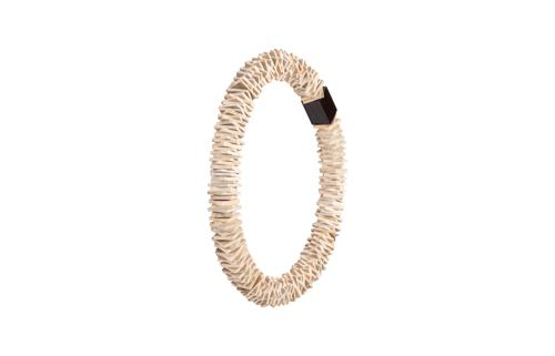 Phillips Collection Stacked Wall Ring Bleached MD Accent