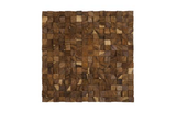 Phillips Collection Blocks Chamcha Wood Natural LG Wall Art