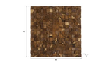 Phillips Collection Blocks Chamcha Wood Natural LG Wall Art