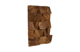 Phillips Collection Blocks Wall Tile Chamcha Wood Natural Wall Art