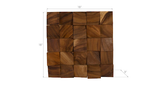 Phillips Collection Blocks Wall Tile Chamcha Wood Natural Wall Art