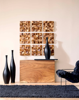 Phillips Collection Blocks Wall Tile Chamcha Wood Natural Wall Art