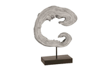 Phillips Collection Creature Sculpture on Stand Gray Stone Tabletop