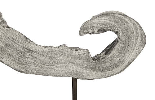 Phillips Collection Creature Sculpture on Stand Gray Stone Tabletop