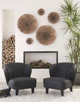Phillips Collection Lotus Copper/Black MD Wall Art
