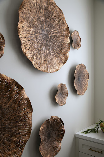 Phillips Collection Lotus Copper/Black LG Wall Art