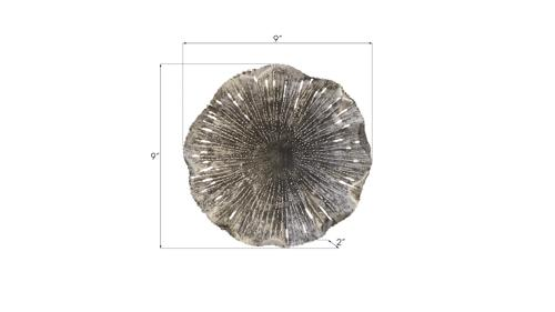 Phillips Collection Lotus Silver/Black SM Wall Art