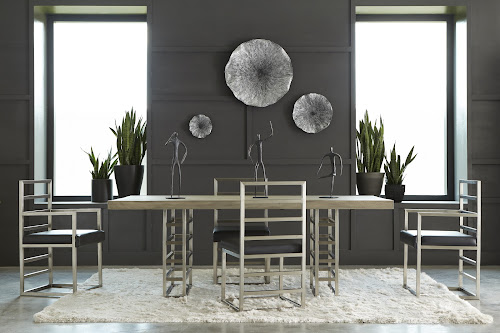 Phillips Collection Lotus Silver/Black SM Wall Art