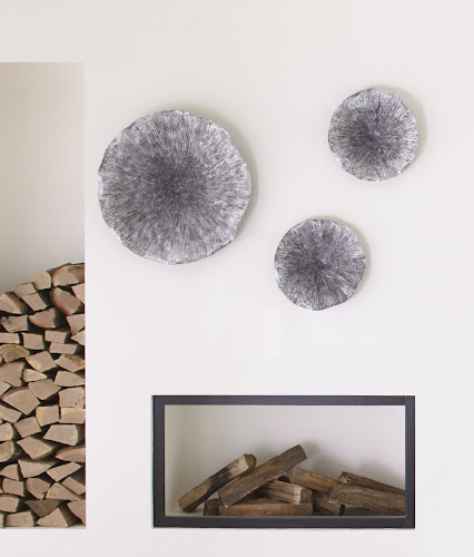 Phillips Collection Lotus Silver/Black LG Wall Art