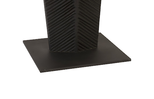 Phillips Collection Carved Leaf on Stand Burnt XL Accent