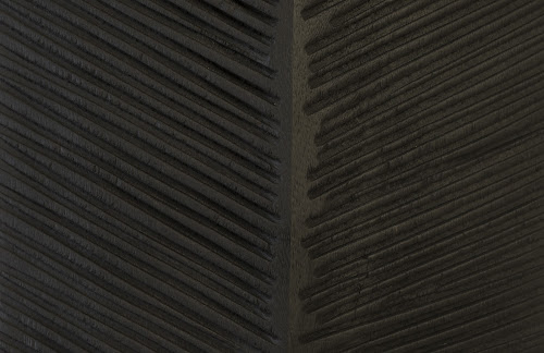 Phillips Collection Carved Leaf on Stand Burnt XL Accent