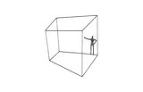 Phillips Collection Perspective Wall Art Square Standing Arm Up Accent