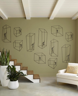 Phillips Collection Perspective Wall Art Square Standing Arm Up Accent