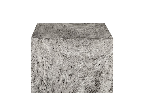 Phillips Collection Prism Pedestal Large Gray Stone Accent
