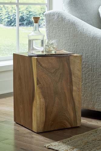 Phillips Collection Prism Pedestal Small Natural Accent