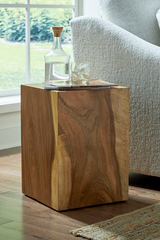 Phillips Collection Prism Pedestal Small Natural Accent