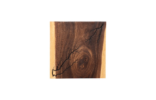 Phillips Collection Lightning Wall Tile Chamcha Wood Wall Art