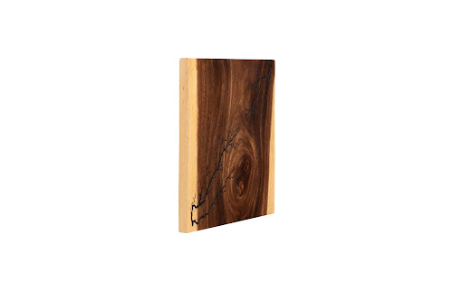 Phillips Collection Lightning Wall Tile Chamcha Wood Wall Art