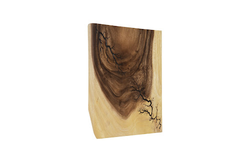 Phillips Collection Lightning Wall Tile Chamcha Wood Wall Art