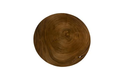 Phillips Collection Chuleta Bar Table on Black Metal Base Chamcha Wood Natural Bar Stool