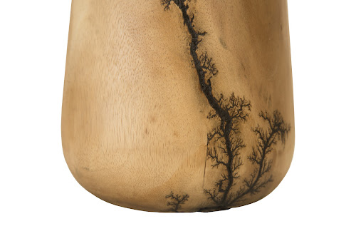 Phillips Collection Lightning Mango Wood Tall Vase
