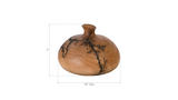 Phillips Collection Lightning Mango Wood Short Vase