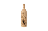 Phillips Collection Lightning Bottle Mango Wood Long Neck Vase