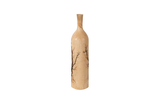 Phillips Collection Lightning Bottle Mango Wood Long Neck Vase
