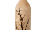 Phillips Collection Lightning Bottle Mango Wood Long Neck Vase