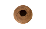 Phillips Collection Lightning Mango Wood Low 13"-14"Dia Vase
