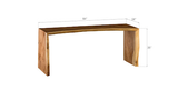 Phillips Collection Waterfall Counter Table Natural Console