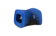 Phillips Collection Seat Belt Ottoman Blue/Black Chair
