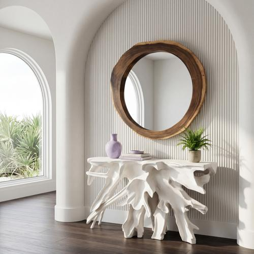 Phillips Collection Freeform Brown Mirror