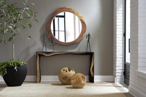 Phillips Collection Freeform Brown Mirror