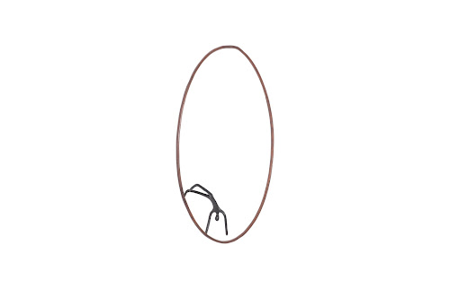 Phillips Collection Olympic Figure in Iron Ring Black Rust Style A Accent