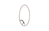 Phillips Collection Olympic Figure in Iron Ring Black Rust Style A Accent