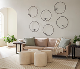 Phillips Collection Olympic Figure in Iron Ring Black Rust Style C Accent