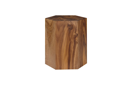 Phillips Collection Honeycomb Chamcha Wood LG Side Table