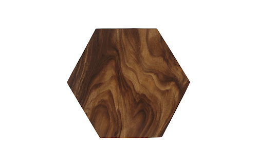 Phillips Collection Honeycomb Chamcha Wood LG Side Table