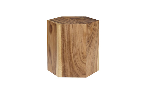 Phillips Collection Honeycomb Chamcha Wood MD Side Table