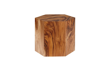 Phillips Collection Honeycomb Chamcha Wood SM Side Table