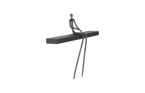 Phillips Collection Moveable Man on Shelf Sitting B Accent