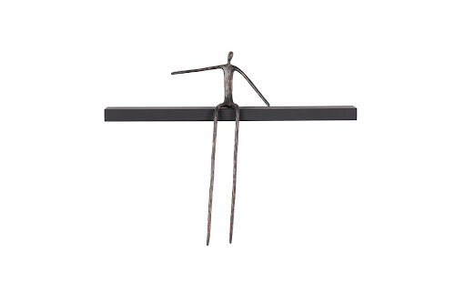 Phillips Collection Moveable Man on Shelf Sitting C Accent