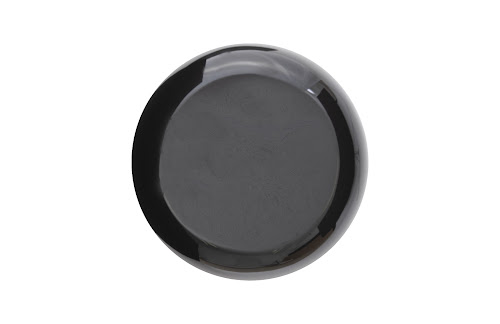 Phillips Collection River Stone , Gel Coat Black Black Side Table