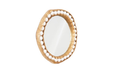 Phillips Collection Pearl , Gold Leaf Round Mirror