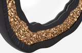 Phillips Collection Geode , Black And Gold Matte Mirror